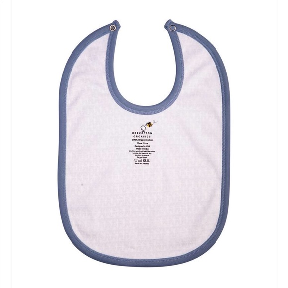 BRAND NEW Graphic Pattern Organic Cotton Bib - Picture 2 of 5